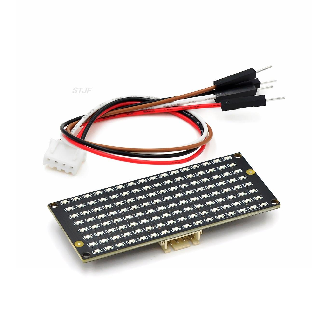 Rgb Led Matrix 8X8 - 8*16 เมทริกซ์จอแสดงผลไฟ LED โมดูลการสื่อสาร I2C 3.3-5V