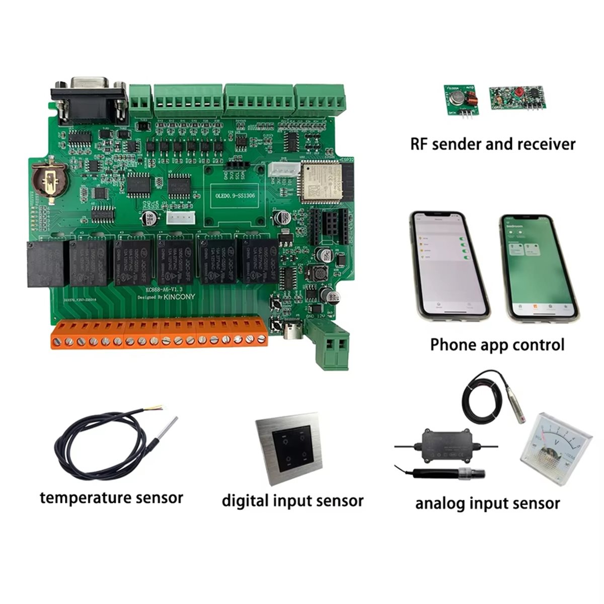 Home Automation Diy - บอร์ดพัฒนา KC868-A6 รองรับ MQTT, Web, HTTP,