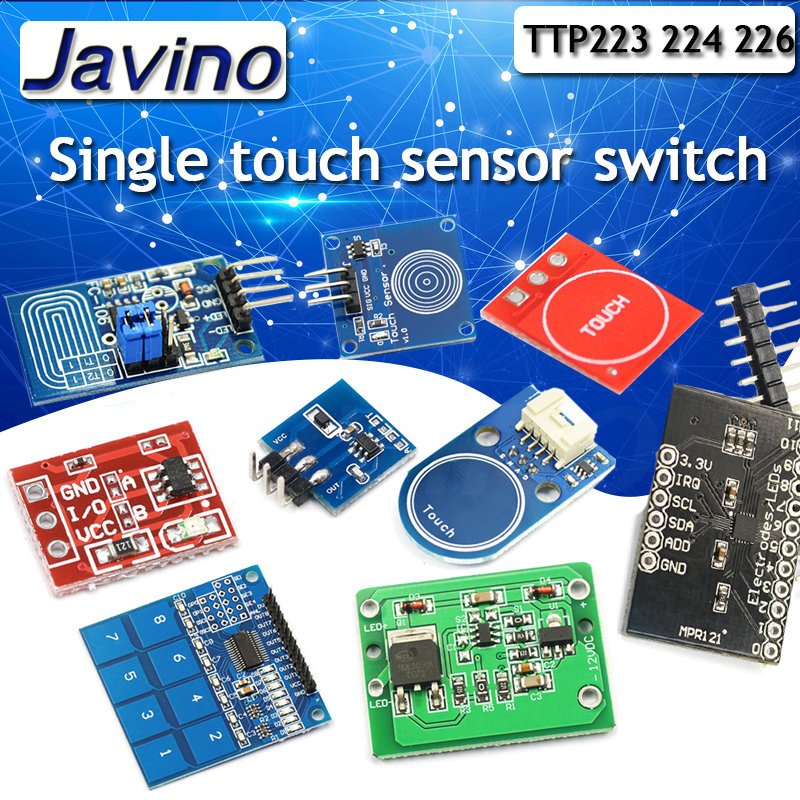 Home Automation Arduino - 1/4/8/16 ช่อง TTP223 TTP224 TTP226 TTP229