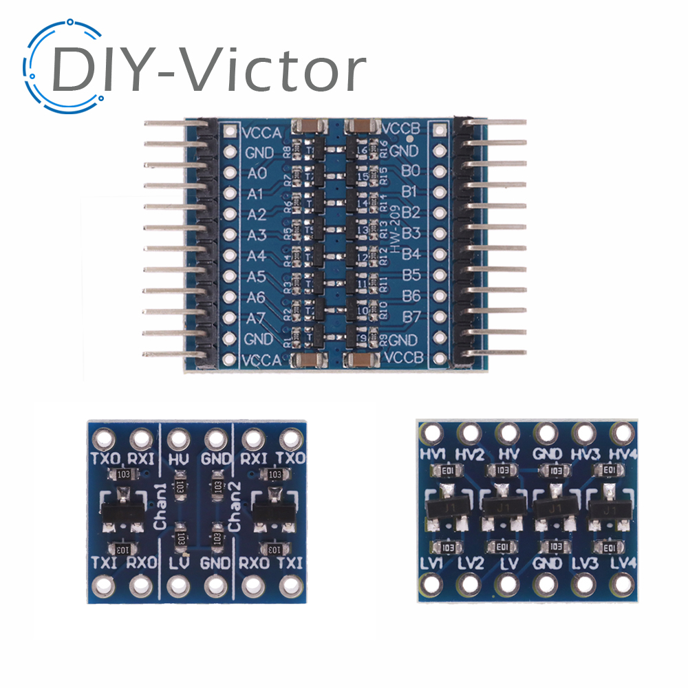 Home Automation Arduino - 2/4/8ช่อง IIC ตัวแปลงระดับลอจิก I2C สองทิศทางบอร์ดโมดูล2 4