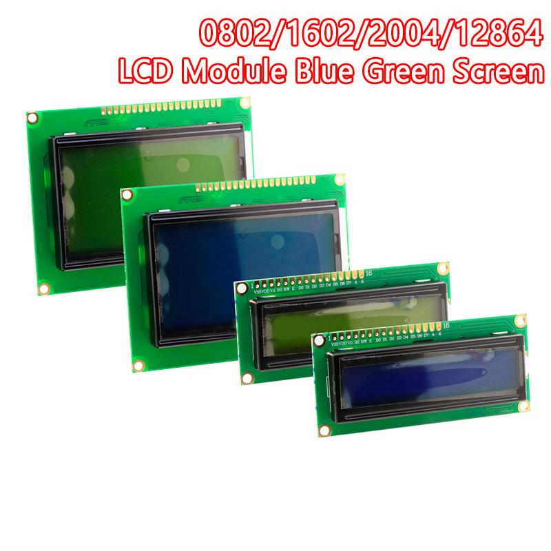 Home Automation Arduino - โมดูล LCD สีฟ้าสีเขียวสำหรับ Arduino 0802 1602