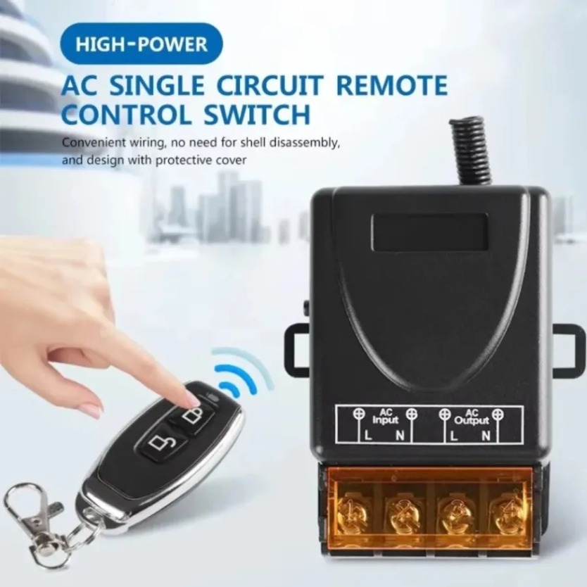 Shelly Relay Module - รีโมทไร้สาย 433MHz DC12V-72V 30A โมดูลรีเลย์ 4
