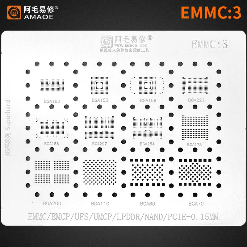 0.15มม. Amaoe reballing ลายฉลุ - Tasmota Flash Tool บทวิจารณ์และราคา