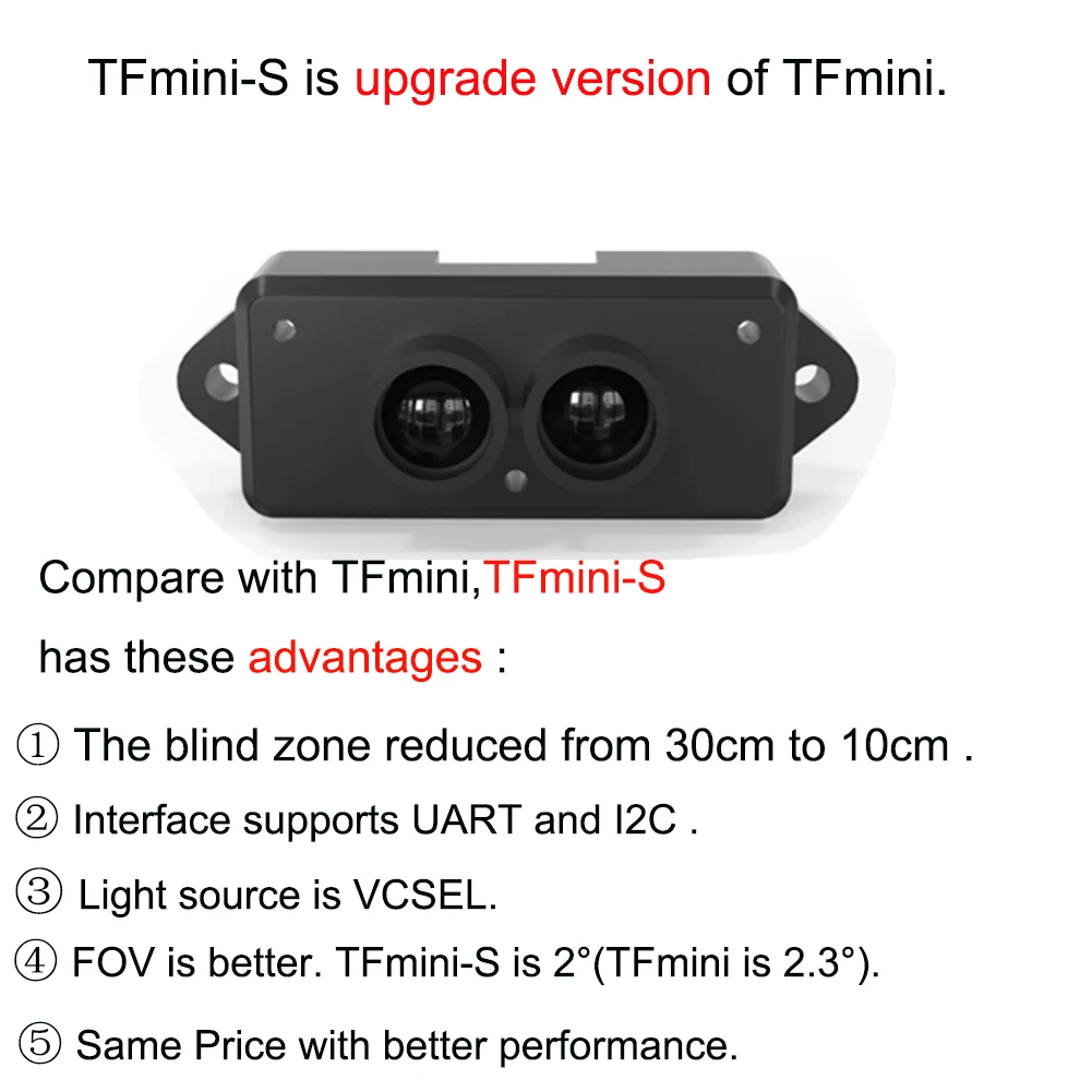 เซ็นเซอร์ LiDAR Benewake TFmin - Home Automation Arduino บทวิจารณ์และราคา