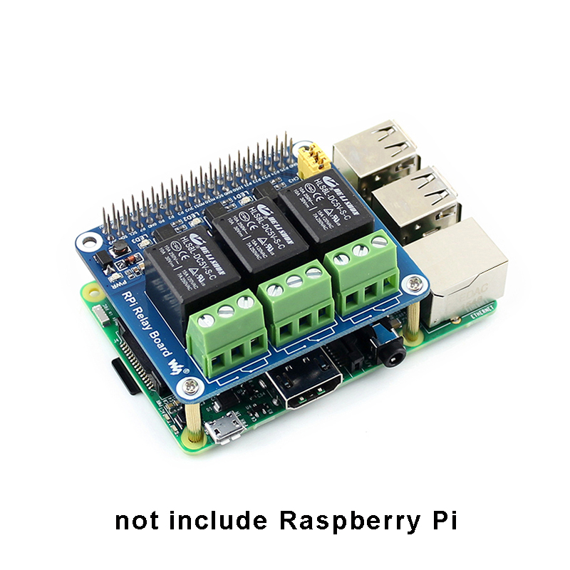 3ช่องรีเลย์บอร์ดขยายสำหรับ Ras - Home Automation Raspberry Pi บทวิจารณ์และราคา