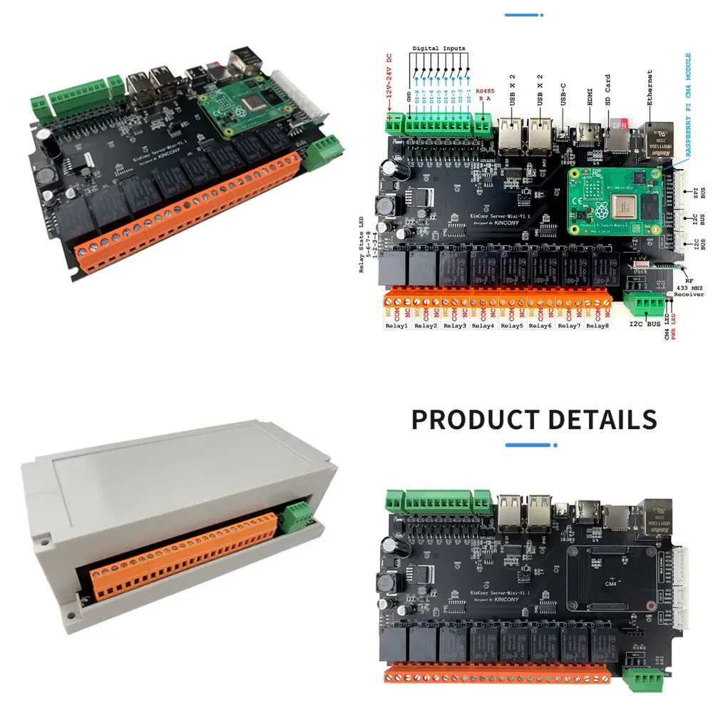 KinCony Raspberry Pi - เซิร์ฟเ - Home Automation Raspberry Pi บทวิจารณ์และราคา