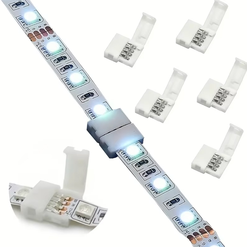 5pcs 4PIN 8mm LED Connector L  - Rgb Led Matrix 8X8 บทวิจารณ์และราคา