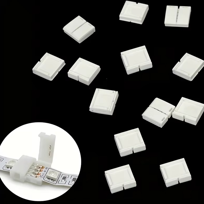 5pcs 4PIN 8mm LED Connector L  - Rgb Led Matrix 8X8 บทวิจารณ์และราคา