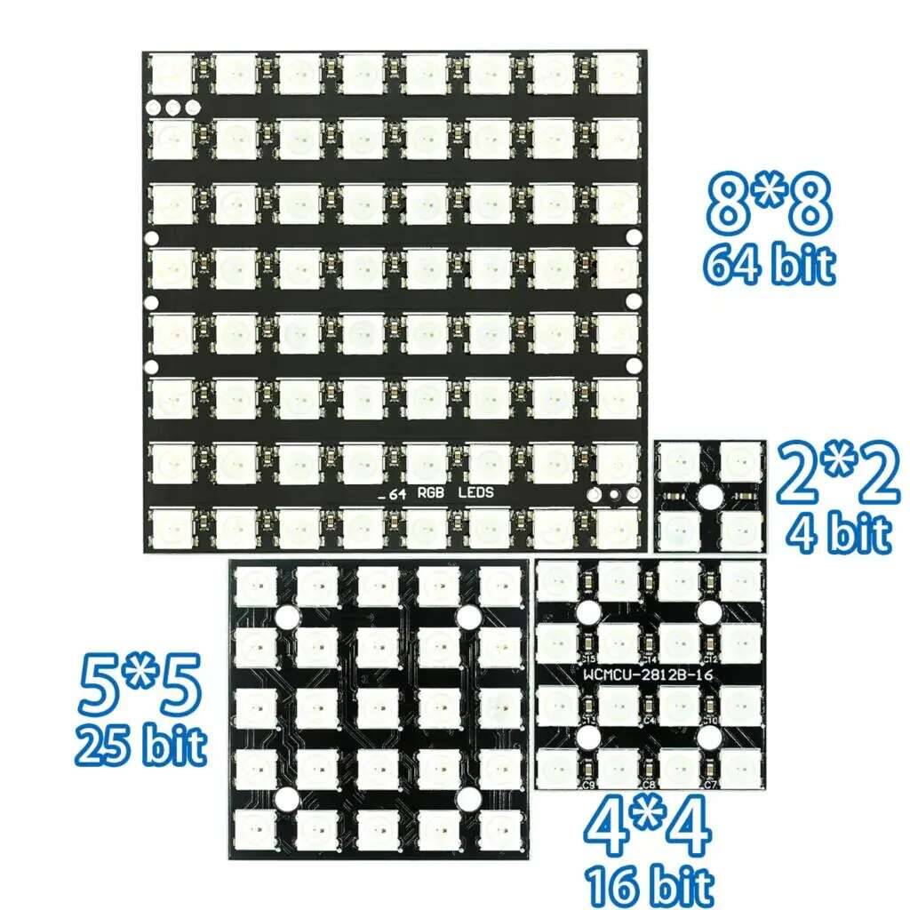 WS2812 5050 RGB 8X8 4 16 25 64 - Rgb Led Matrix 8X8 บทวิจารณ์และราคา