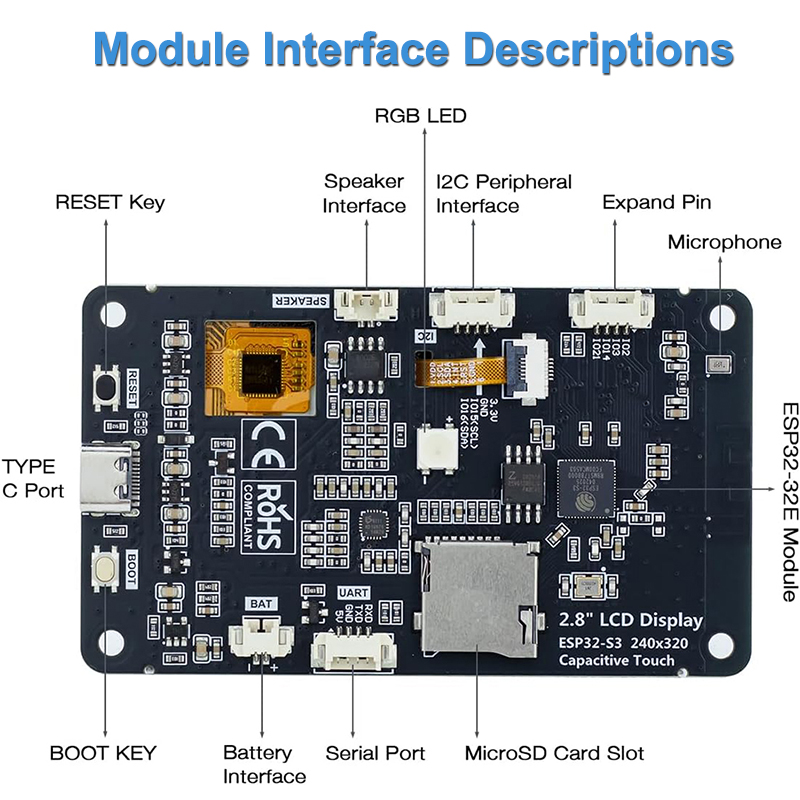 บอร์ดพัฒนา ESP32-S3 หน้าจอสัมผ - Home Automation Arduino บทวิจารณ์และราคา
